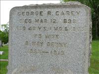 Carey, George R. and D. May (Denny)